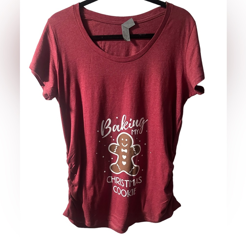 Bloom Maternity ginger cookie tee shirt size L